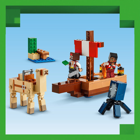 LEGO Minecraft The Pirate Ship Voyage - Treasure Island Toys