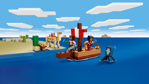 LEGO Minecraft The Pirate Ship Voyage - Treasure Island Toys