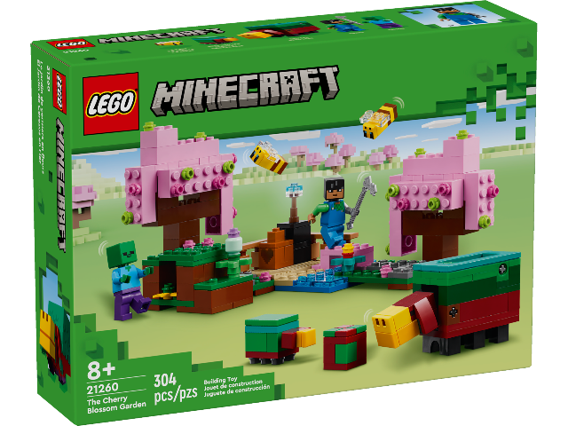 LEGO Minecraft The Cherry Blossom Garden - Treasure Island Toys