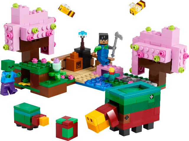 LEGO Minecraft The Cherry Blossom Garden - Treasure Island Toys