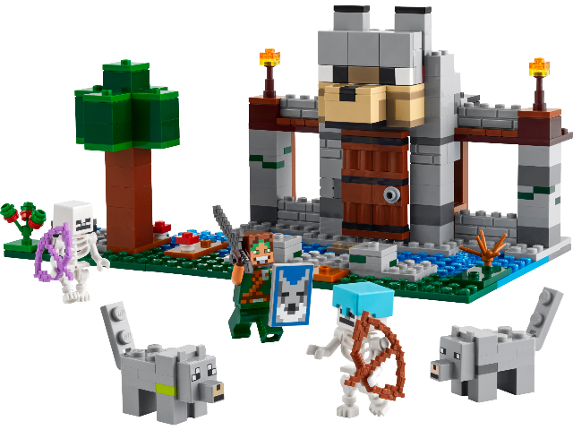 LEGO Minecraft The Wolf Stronghold - Treasure Island Toys