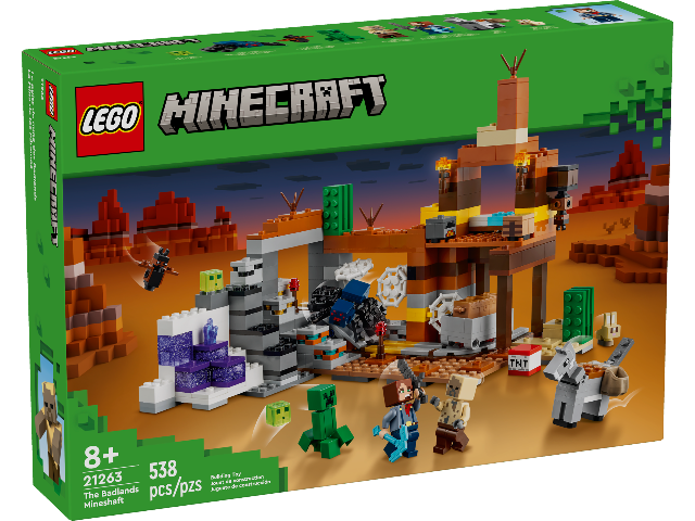 Minecraft lego mine shaft set hotsell