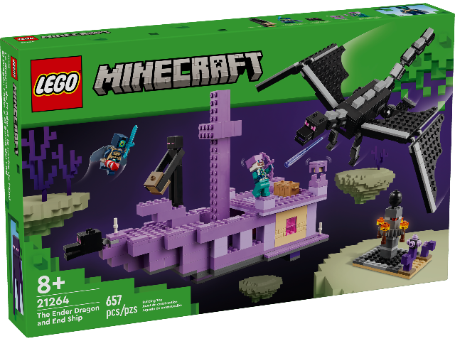 LEGO Minecraft The Ender Dragon and End Ship - Treasure Island Toys