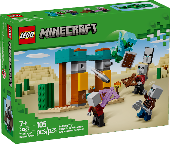 LEGO Minecraft The Illager Desert Patrol - Treasure Island Toys