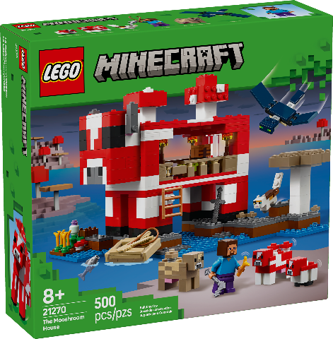 LEGO Minecraft The Mooshroom House - Treasure Island Toys