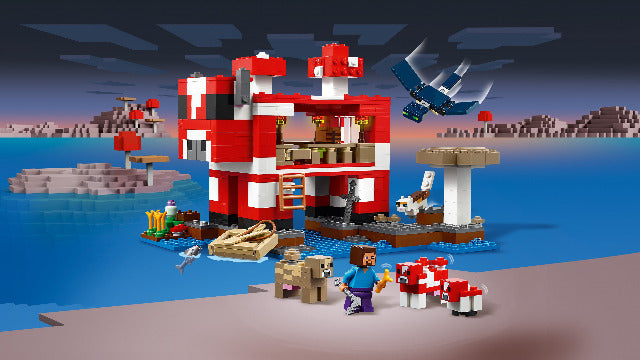 LEGO Minecraft The Mooshroom House - Treasure Island Toys