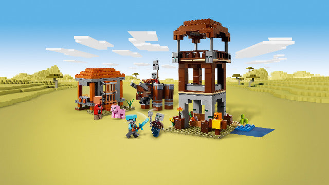 LEGO Minecraft The Pillager Outpost & Ravager - Treasure Island Toys