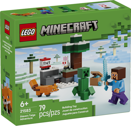 LEGO Minecraft Steve's Taiga Adventure