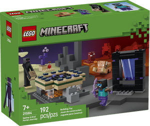 LEGO Minecraft Nether & End Portal Journey