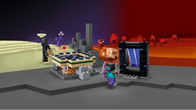 LEGO Minecraft Nether & End Portal Journey