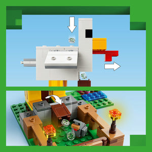 LEGO Minecraft Chicken Farm