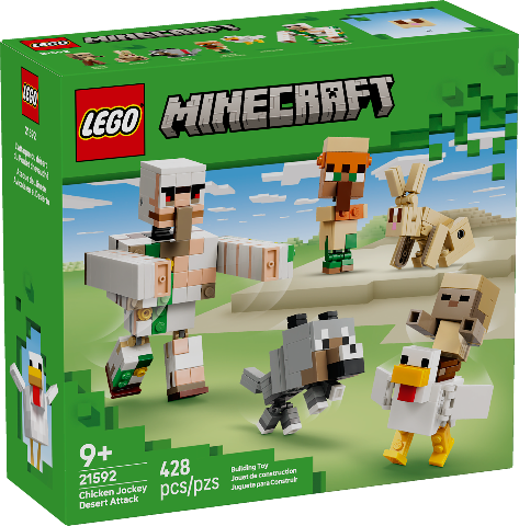 LEGO Minecraft Chicken Jockey Desert Attack