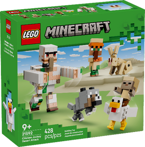 LEGO Minecraft Chicken Jockey Desert Attack