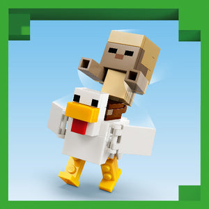 LEGO Minecraft Chicken Jockey Desert Attack