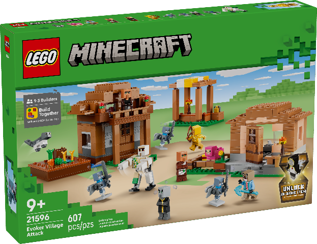 LEGO Minecraft Evoker Village Attack