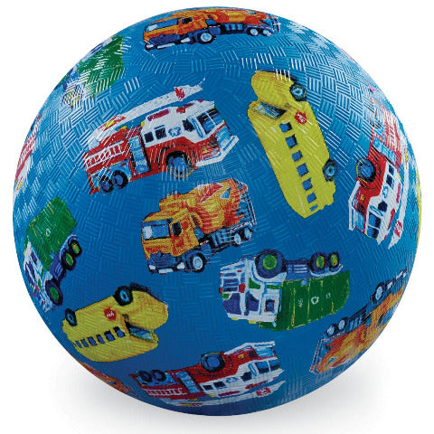 Crocodile Creek Playground Ball 5 Inch, City Vehicles