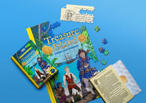 Professor Puzzle Presents: Treasure Island, 252 Piece - Treasure Island Toys