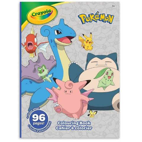 Crayola Colouring Book Pokémon, 96 Pages