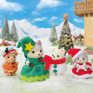 Calico Critters Occasion - Happy Christmas Friends - Treasure Island Toys