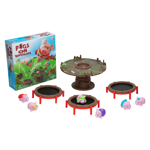 Pigs on Trampolines - Treasure Island Toys