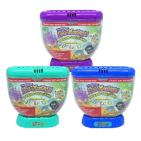 Sea Monkeys Ocean Volcano - Treasure Island Toys