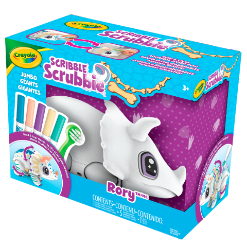 Crayola Scribble Scrubbie Pets Jumbo Dino Rory - Treasure Island Toys