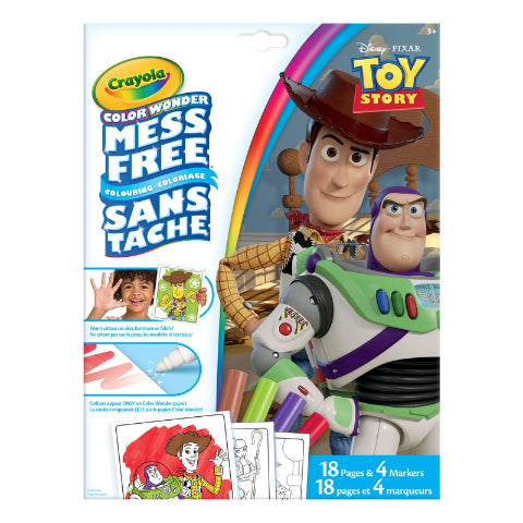 Crayola Colour Wonder Colour Pages Toy Story 5