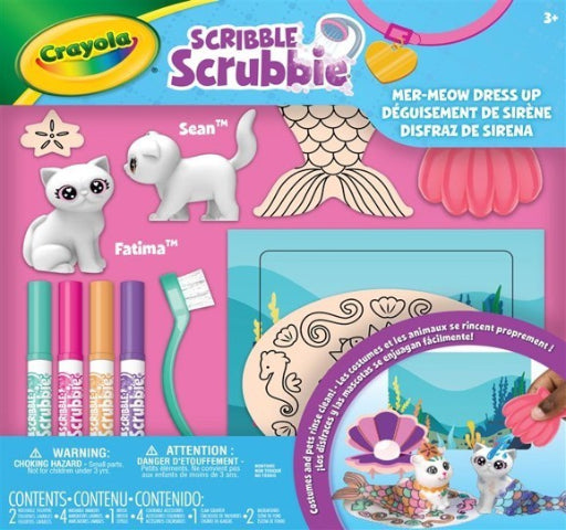 Crayola Scribble Scrubbie MerMeow Accessory Kit