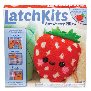 Latchkits Strawberry Pillow Latch Hook Kit