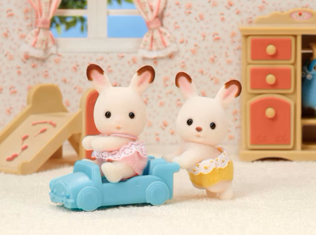 Calico Critters Twins - Chocolate Rabbit - Treasure Island Toys