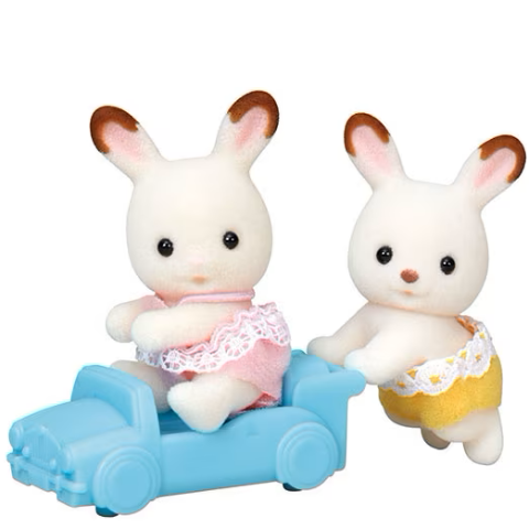 Calico Critters Twins - Chocolate Rabbit - Treasure Island Toys