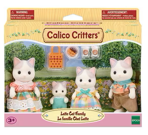 Calico Critters Family - Latte Cat - Treasure Island Toys