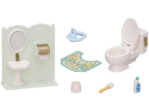 Calico Critters Furniture - Bathroom Toilet Set - Treasure Island Toys