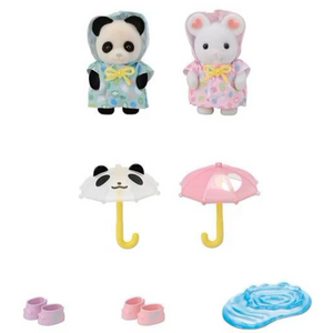 Calico Critters Baby - Sunny Nursery Friends Rainy Day Duo - Treasure Island Toys