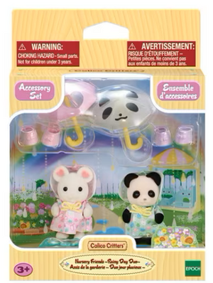 Calico Critters Baby - Sunny Nursery Friends Rainy Day Duo - Treasure Island Toys
