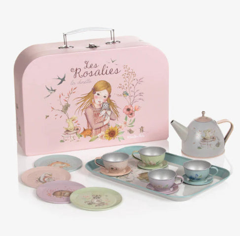 Moulin Roty Doll Les Rosalies Tea Set - Treasure Island Toys