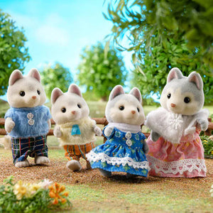 Calico Critters Family -  Husky