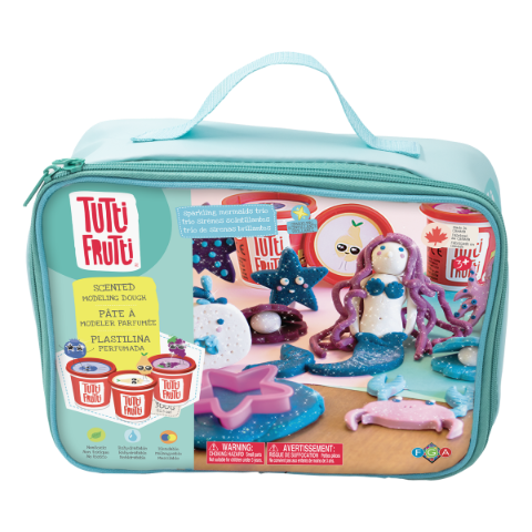 Tutti Frutti Lunch Bag Sparkling Mermaid Trio - Treasure Island Toys