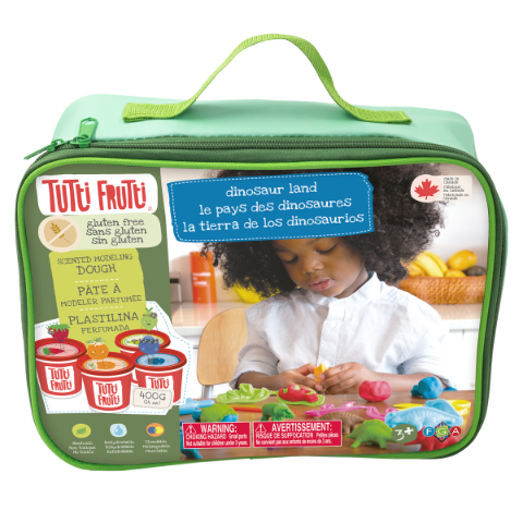 Tutti Frutti Lunch Bag Gluten Free Dinosaur Land - Treasure Island Toys