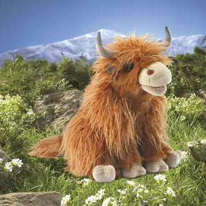Folkmanis Puppet Highland Cow