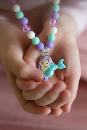 Great Pretenders Fashion - Matte Mermaid Necklace - Treasure Island Toys