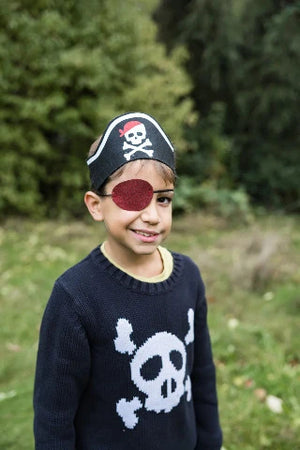 Great Pretenders Costume - Pirate Hat Headband with Eyepatch - Treasure Island Toys