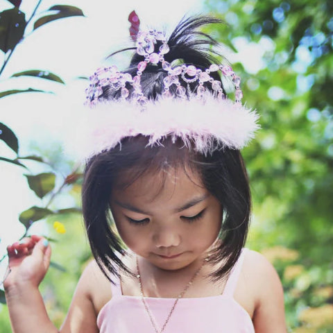 Great Pretenders Tiara - Pink & Silver Princess - Treasure Island Toys