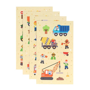 Petit Collage Mini Sticker Set Little Builders - Treasure Island Toys