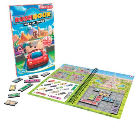 ThinkFun Rush Hour World Tour Magnetic Travel Puzzle - Treasure Island Toys