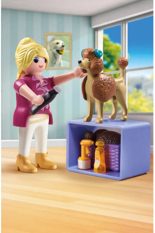 Playmobil My Life Pet Grooming Dog Groomer - Treasure Island Toys