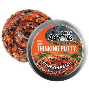 Aaron's Thinking Putty World Halloween Glow Mini - Pumpkin Patch - Treasure Island Toys