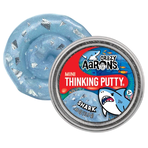 Crazy Aaron's Thinking Putty Mini - Shark - Treasure Island Toys