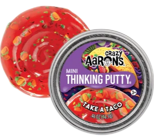 Aaron's Thinking Putty World Mini - Take a Taco - Treasure Island Toys