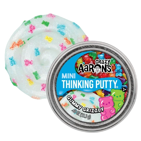 Crazy Aaron's Thinking Putty Mini - Gummy Grizzly - Treasure Island Toys